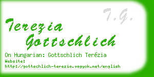 terezia gottschlich business card
